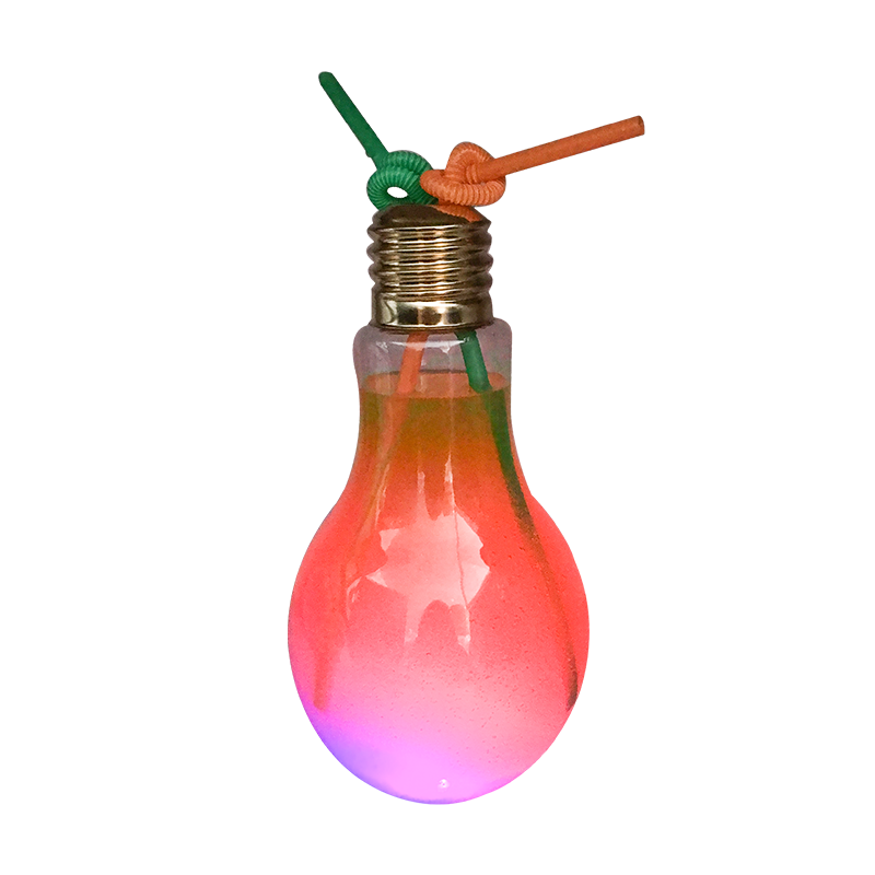 Chai trà sữa tia chớp LED đỏ