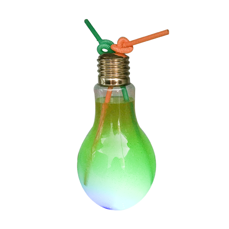 Chai trà sữa tia chớp LED đỏ
